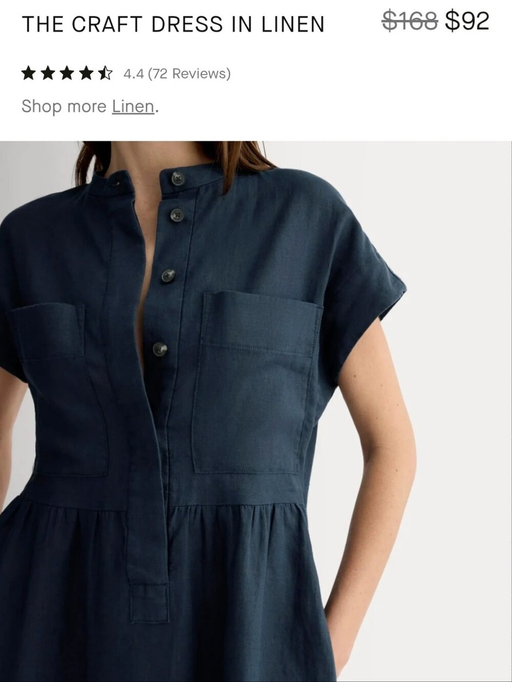 The Craft Dress in Linen - Picture 4 of 16
